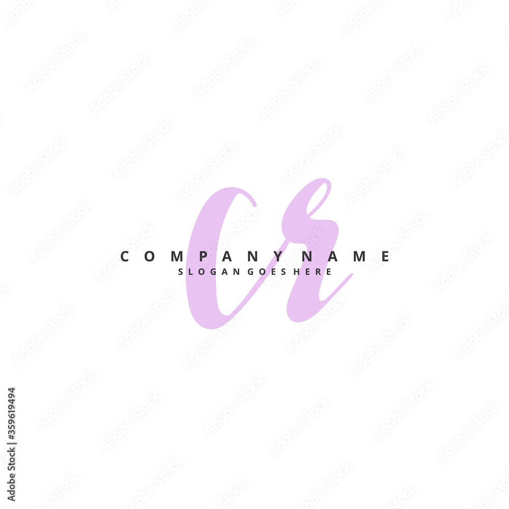 C R CR Initial handwriting and signature logo design with circle. Beautiful design handwritten logo for fashion, team, wedding, luxury logo. C R CR Initial handwriting and signature logo design with circle. Beautiful design handwritten logo for fashion, team, wedding, luxury logo.