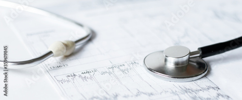 Canvas Print Stethoscope, medical equipment