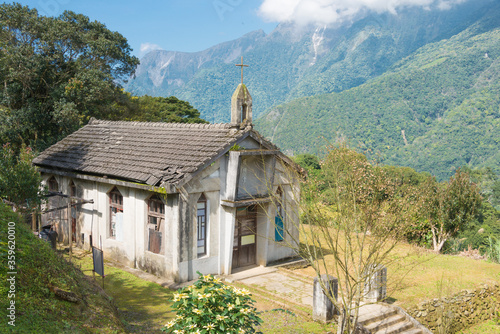 Dali Church at Dali Village in Taroko National Park, Xiulin, Hualien, Taiwan.