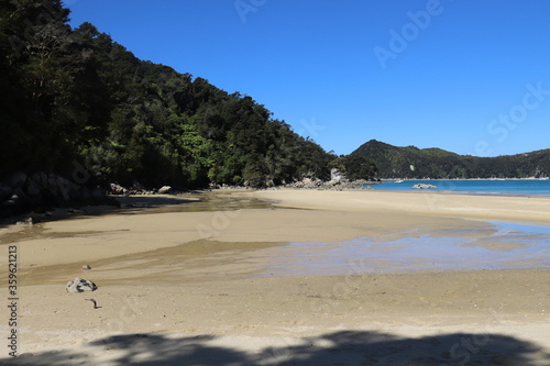 Plage du parc Abel Tasman, Nouvelle Zélande	 photo