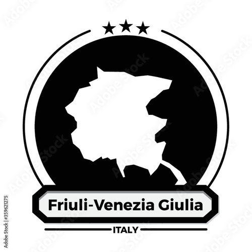 friuli-venezia giulia map label