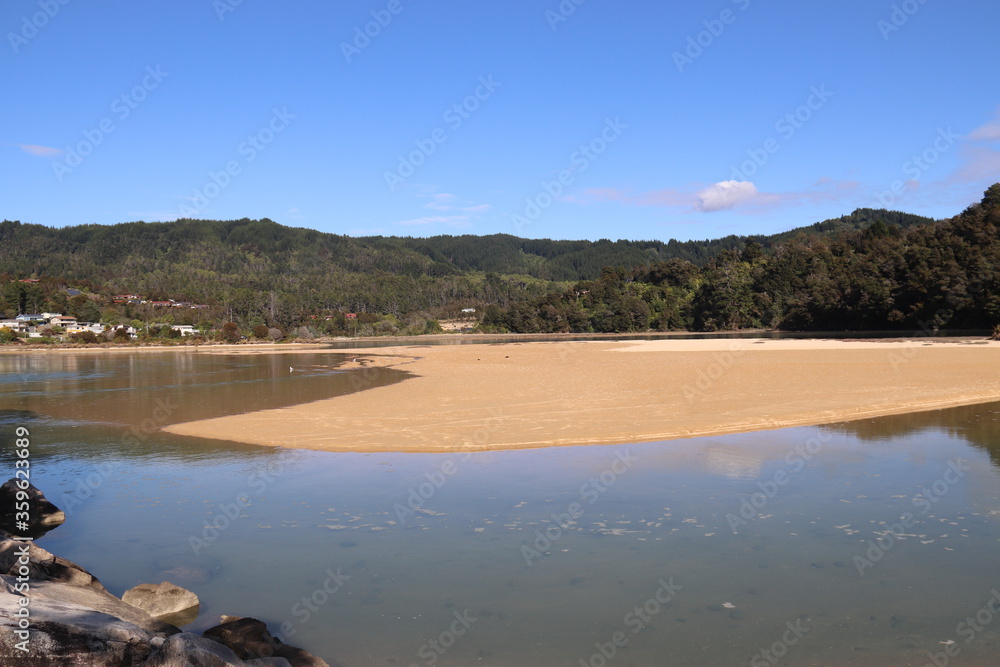 Plage du parc Abel Tasman, Nouvelle Zélande Plage du parc Abel Tasman, Nouvelle Zélande