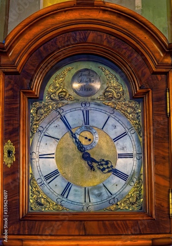 Old Clock In Castle