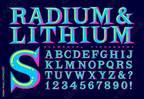 Radium and Lithium is a Whimsical, Brightly Colored, and Kid-friendly Alphabet