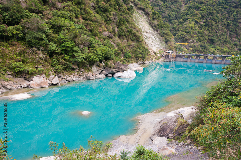 Xipan in Taroko National Park, Xiulin, Hualien, Taiwan.