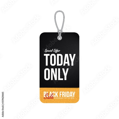 black friday sale tag