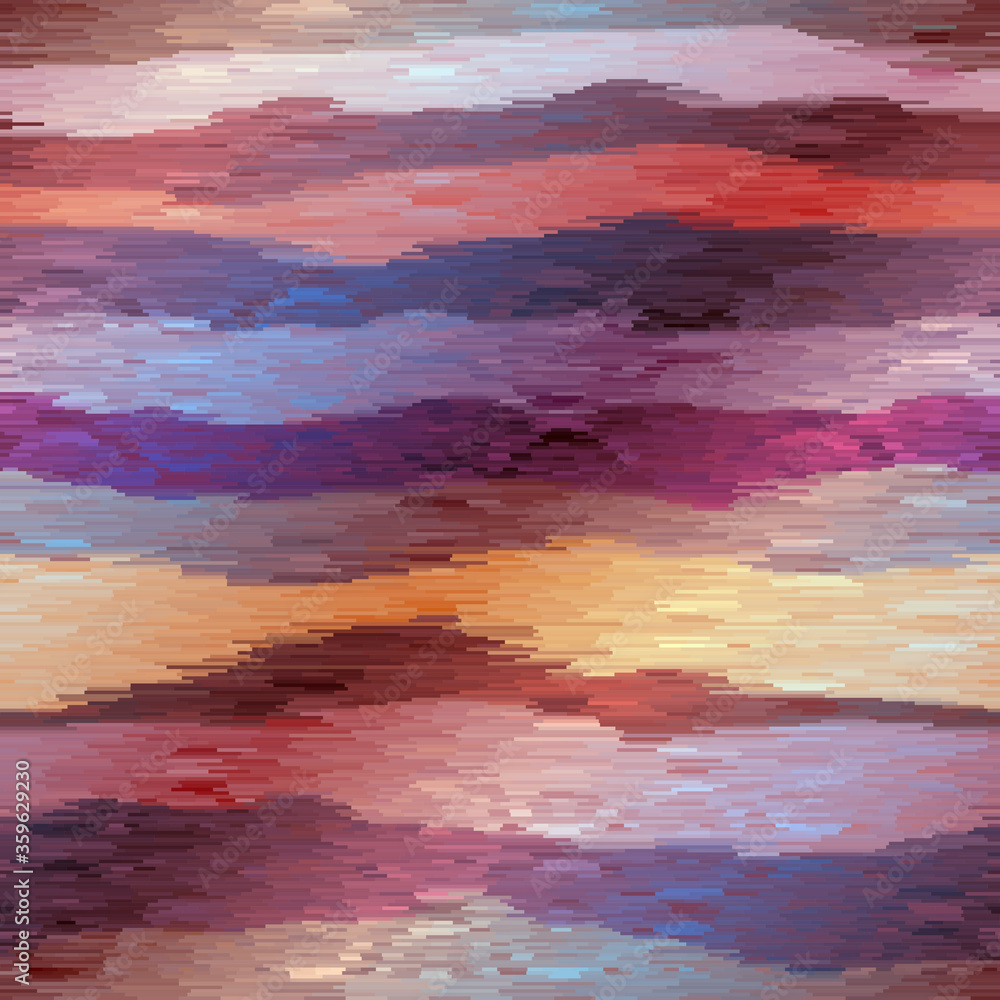 Obraz premium Vector image with imitation of grunge datamoshing texture.