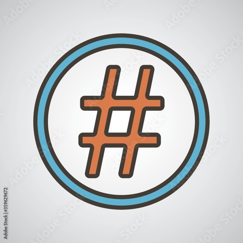 hashtag icon