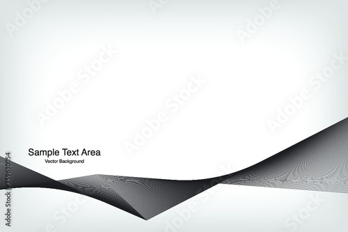 Abstract Line, On White Background With Sample Text Area © kdrkara