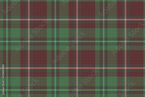repeatable pattern of tartan ornament for textile texture green on brown background with bright stripes