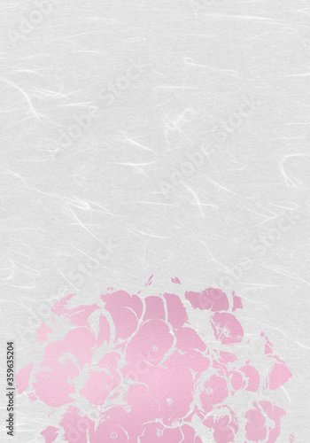 和紙_花のイメージ_白ピンク