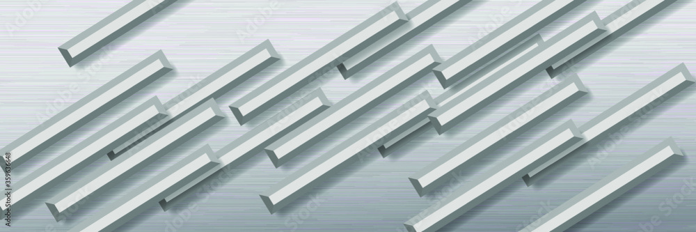 Silver metal banner with small details. Silver polished metal and brushed steel. EPS10 Silver metal banner with small details. Silver polished metal and brushed steel. EPS10