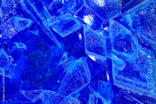Blue vitriol mineral texture