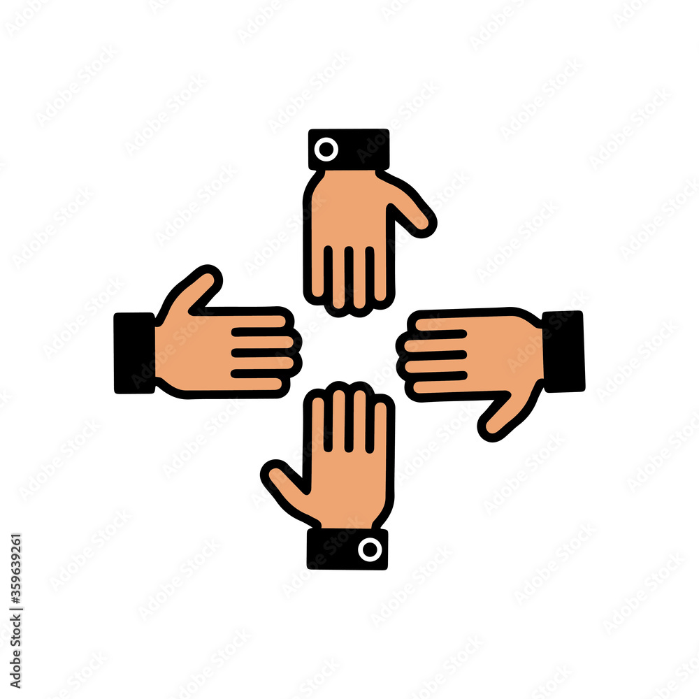 Hand gestures and sign language isolated Hand gestures and sign language isolated