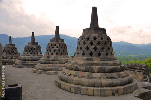 ancient site of temple in Indonesia
