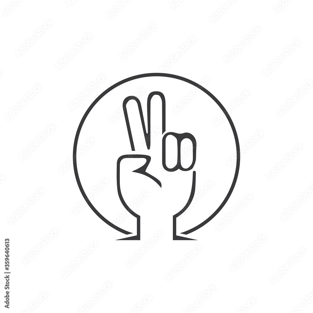 Hand gestures and sign language isolated Hand gestures and sign language isolated