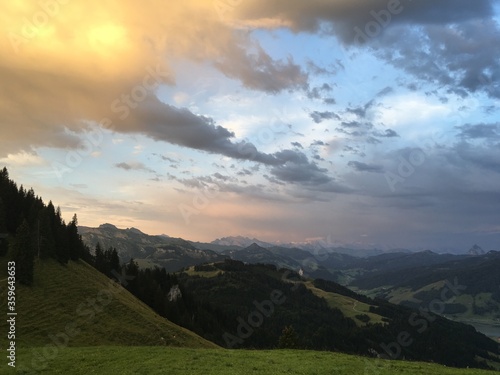 Abendstimmung auf der Alp