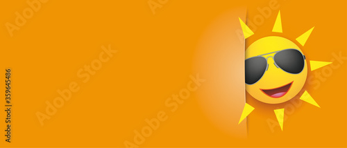 Covert Funny Sun Sunglasses Orange Header