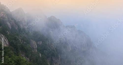 Mountains, rivers and clouds photo