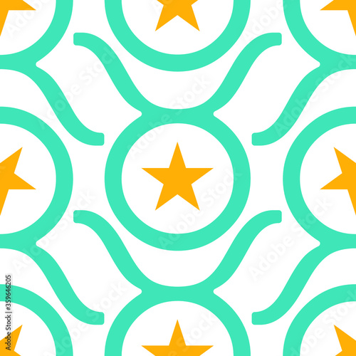 zodiaco, segno del toro, pattern vettoriale