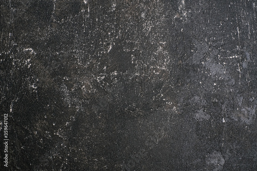 Black wall texture rough background dark concrete floor or old wall