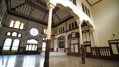 Photography Istanbul, Turkey - January 8, 2020: The interior of the station and end point of Orient Express line