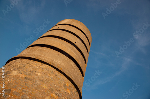 A Martello Tower at Fort Saumarez, used by the German Occupation Forces during World War 2 - Fort Saumarez, Guernsey, UK - 16th July 2013