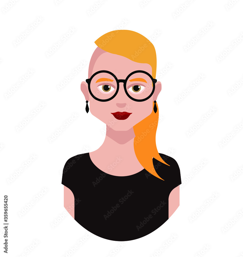 User avatars, avatars with faces and heads for social network ( Male and female faces ) User avatars, avatars with faces and heads for social network ( Male and female faces )