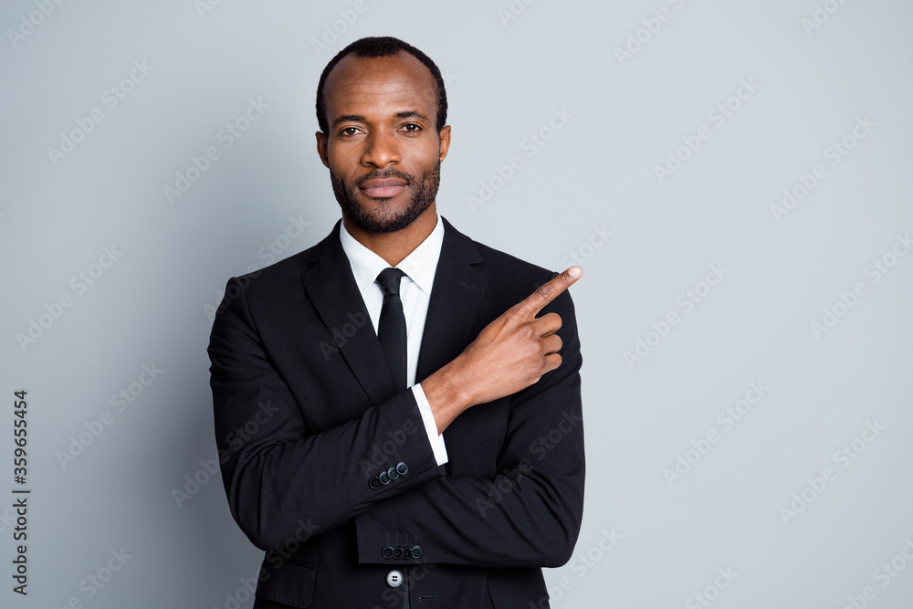 Close-up portrait of his he nice attractive content imposing guy employee banker lawyer economist director showing like follow subscribe advert isolated over grey pastel color background Close-up portrait of his he nice attractive content imposing guy employee banker lawyer economist director showing like follow subscribe advert isolated over grey pastel color background