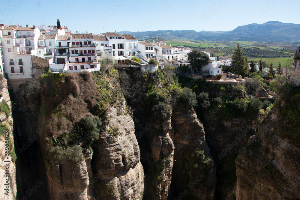 Beautiful urban and nature landscapes of Ronda, Spain.