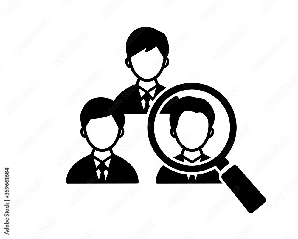 人事考課のイラスト 面接 面談 人事評価 アイコン Stock Vector Adobe Stock