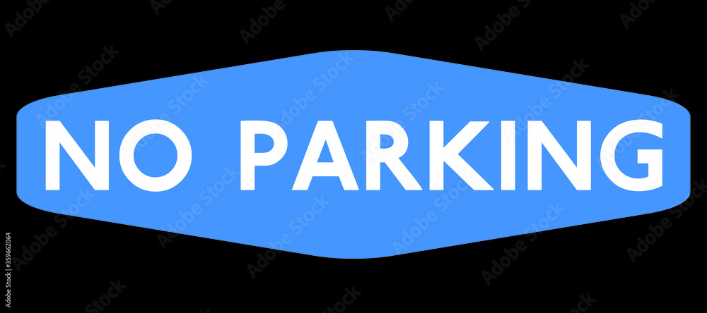 No parking sign vector design