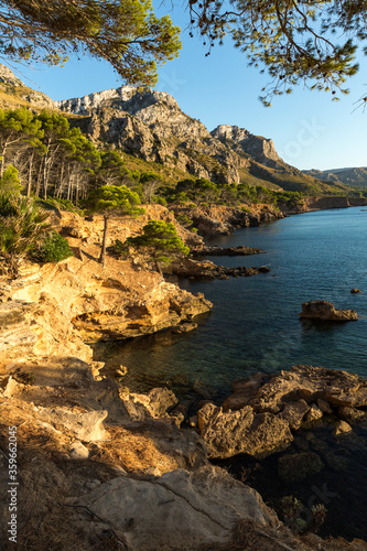 Cales de Betlem is an area of small coves of sand, stone and rock located on the entire coast of the village of Betlem, Artà. Palma de Mallorca / Spain
