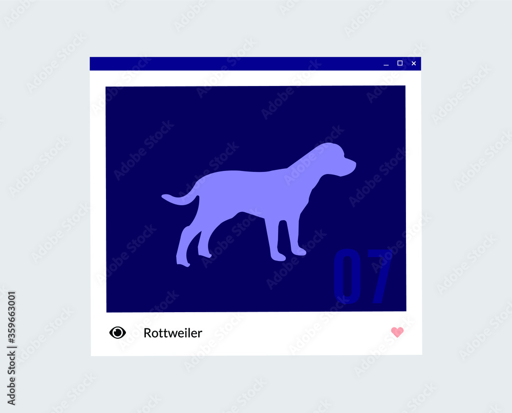 English Pointer vector dog icon