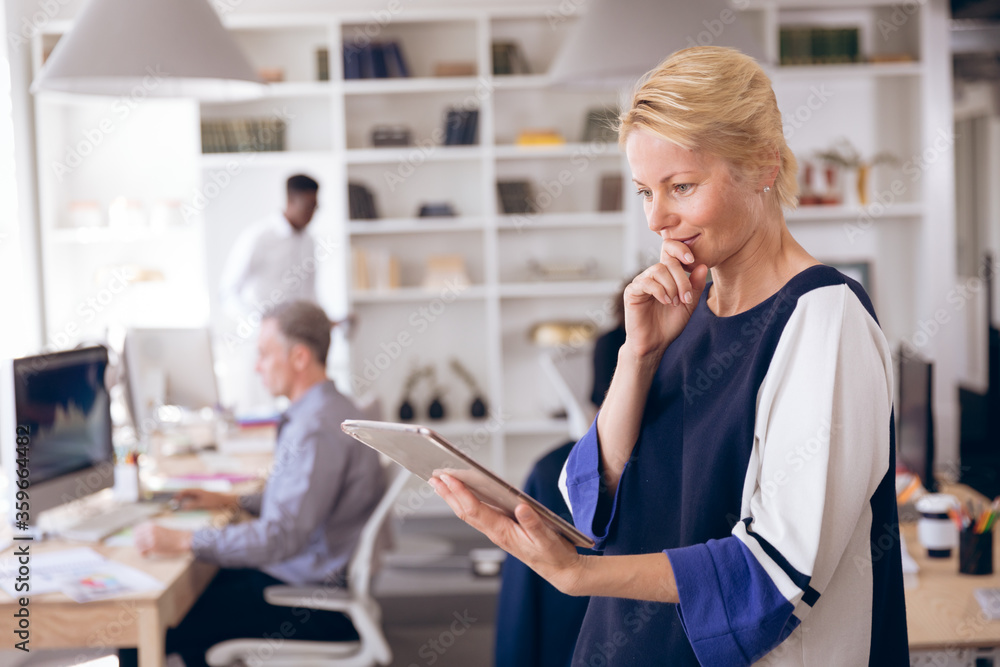 Happy Caucasian businesswoman smiling portrait Happy Caucasian businesswoman smiling portrait