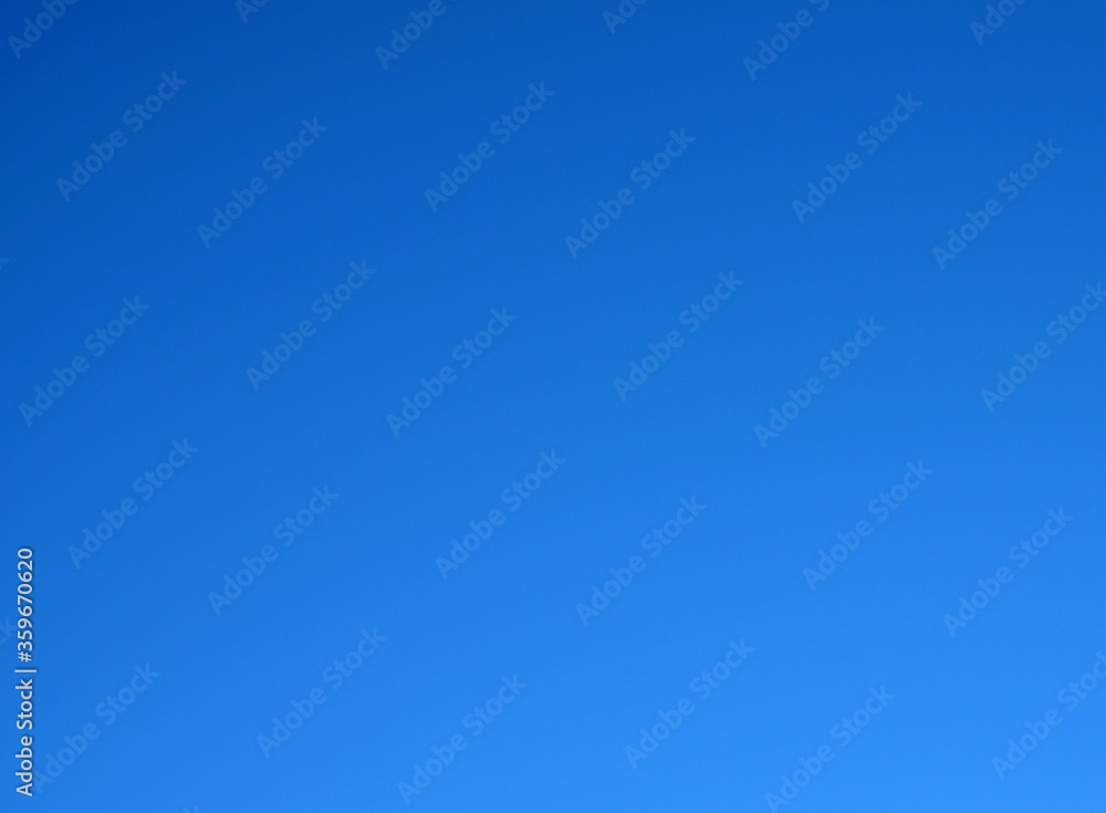 Clear blue sky without clouds background