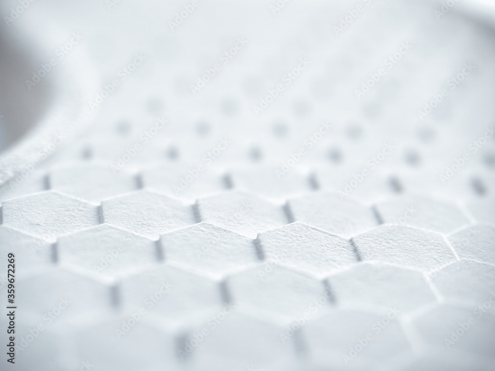 White hexagonal pattern background, with copyspace White hexagonal pattern background, with copyspace