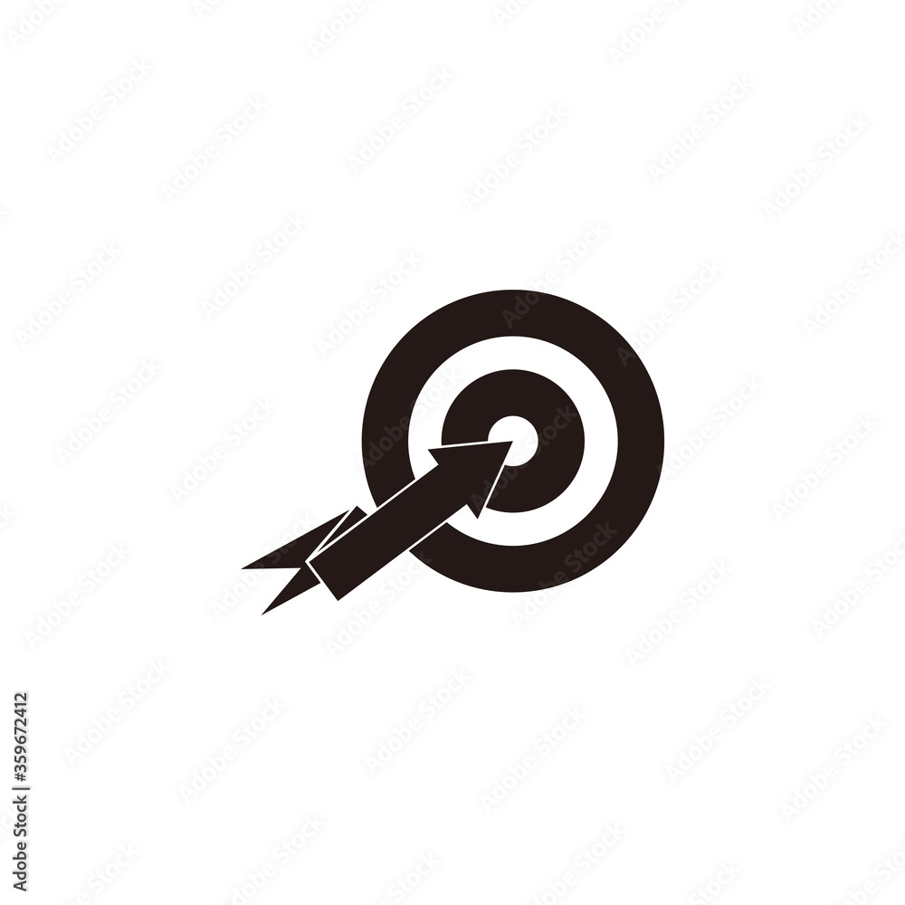 circle target motion arrows symbol logo vector circle target motion arrows symbol logo vector