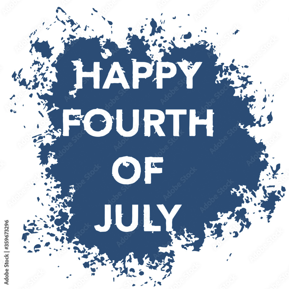 Fototapeta premium Fourth of July Grunge Vector