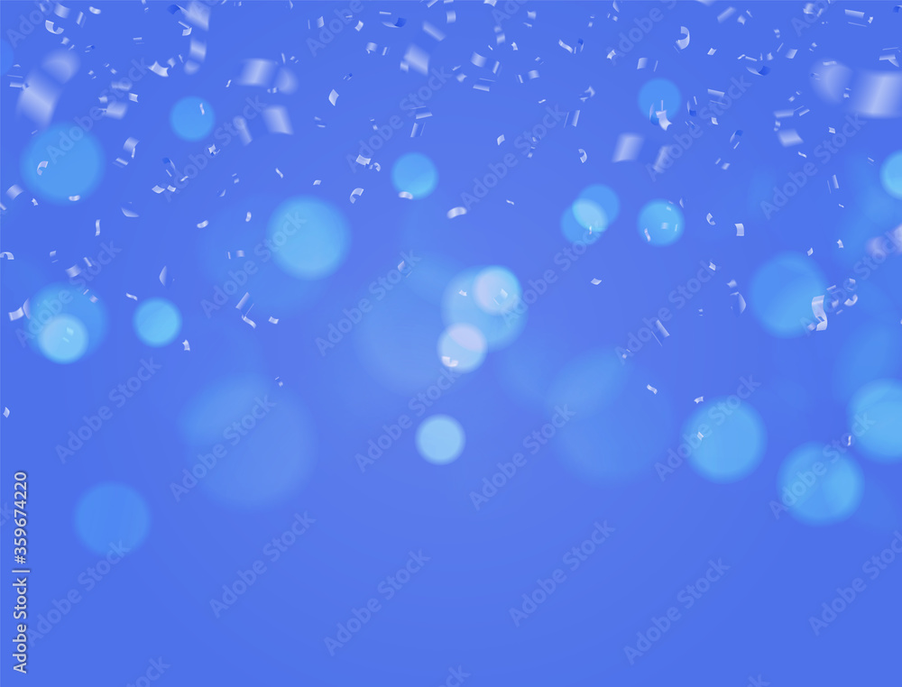 Vector colourful balloons and falling confetti can be separated from a background, Party
