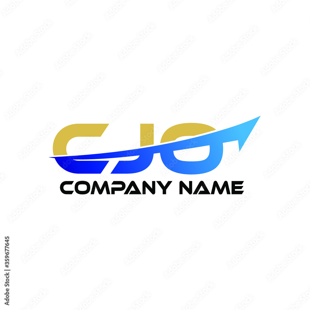 Letters CJO logo icon vector element. fos business or company Letters CJO logo icon vector element. fos business or company