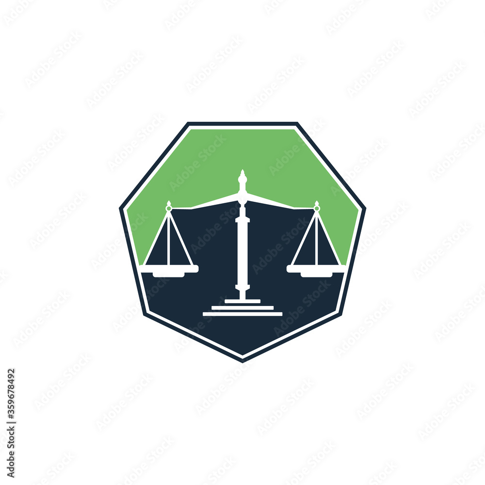 Law and Attorney Logo Design. Law firm and office vector logo design. Law and Attorney Logo Design. Law firm and office vector logo design.