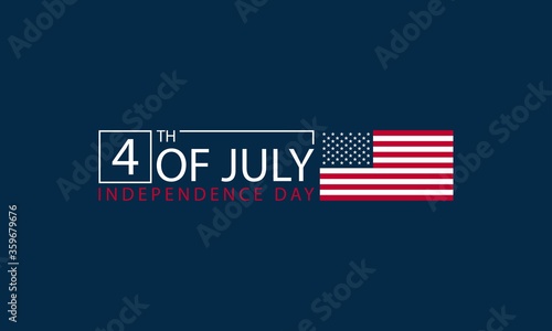American Independence Day Background. Fourth of July.