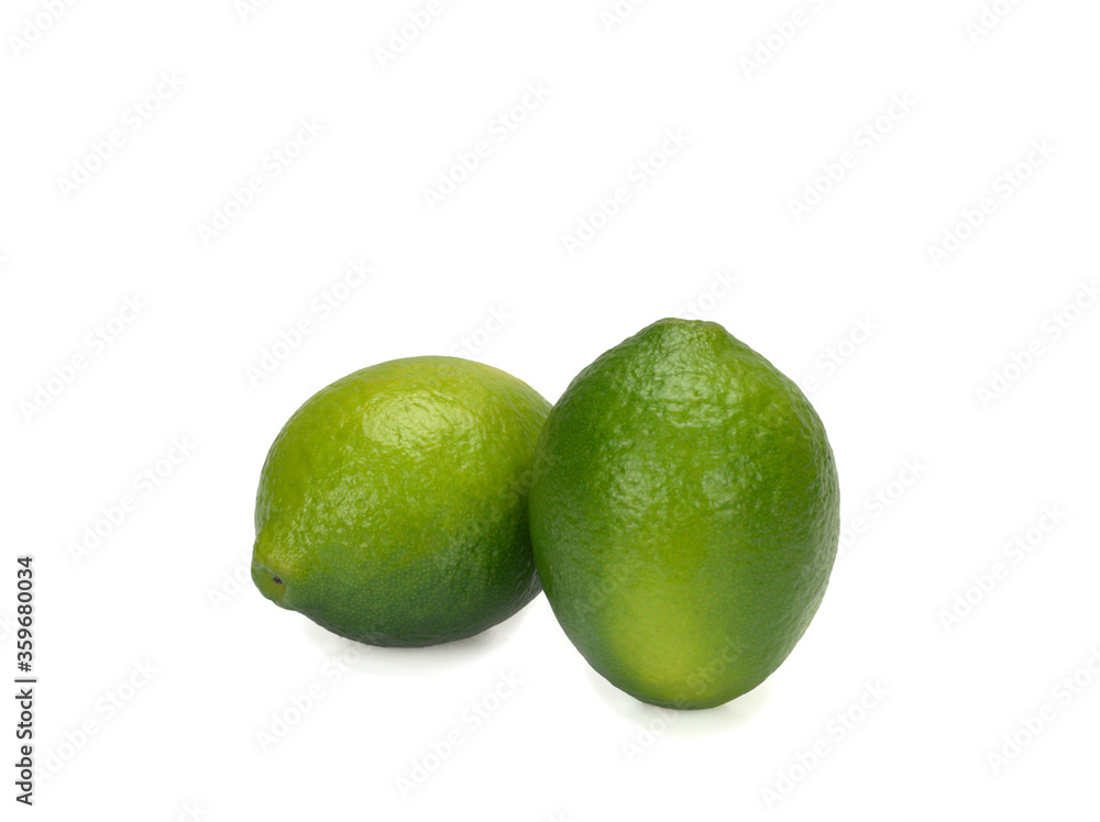 Lime. Fresh fruits isolated on a white background. Lime. Fresh fruits isolated on a white background.