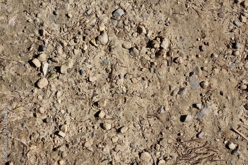 A close view of the dry dirt soil surface. A close view of the dry dirt soil surface.