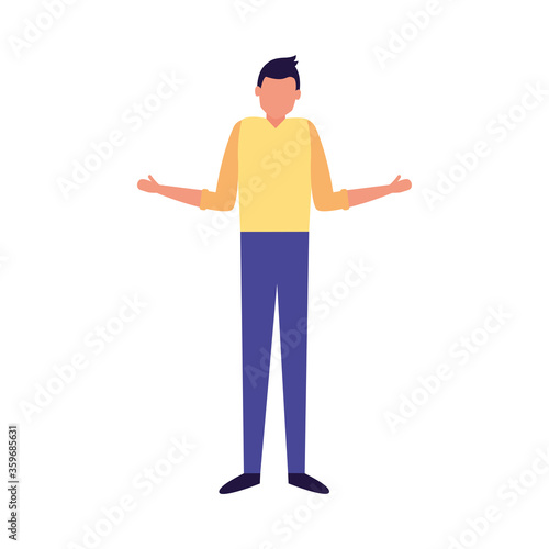 Isolated avatar man vector design