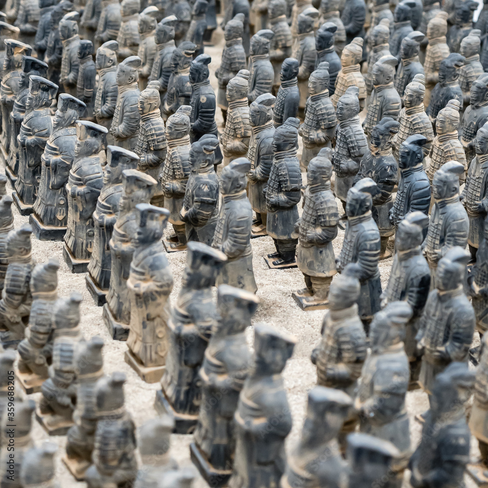 Obraz premium Miniature Terracottac Warriers, China
