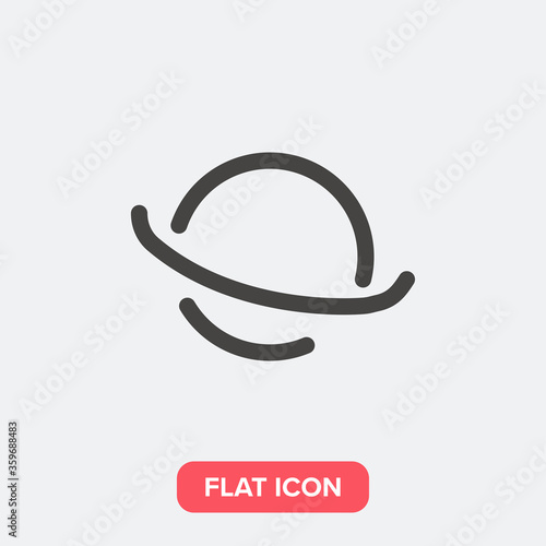 Planet icon. Vector Illustration