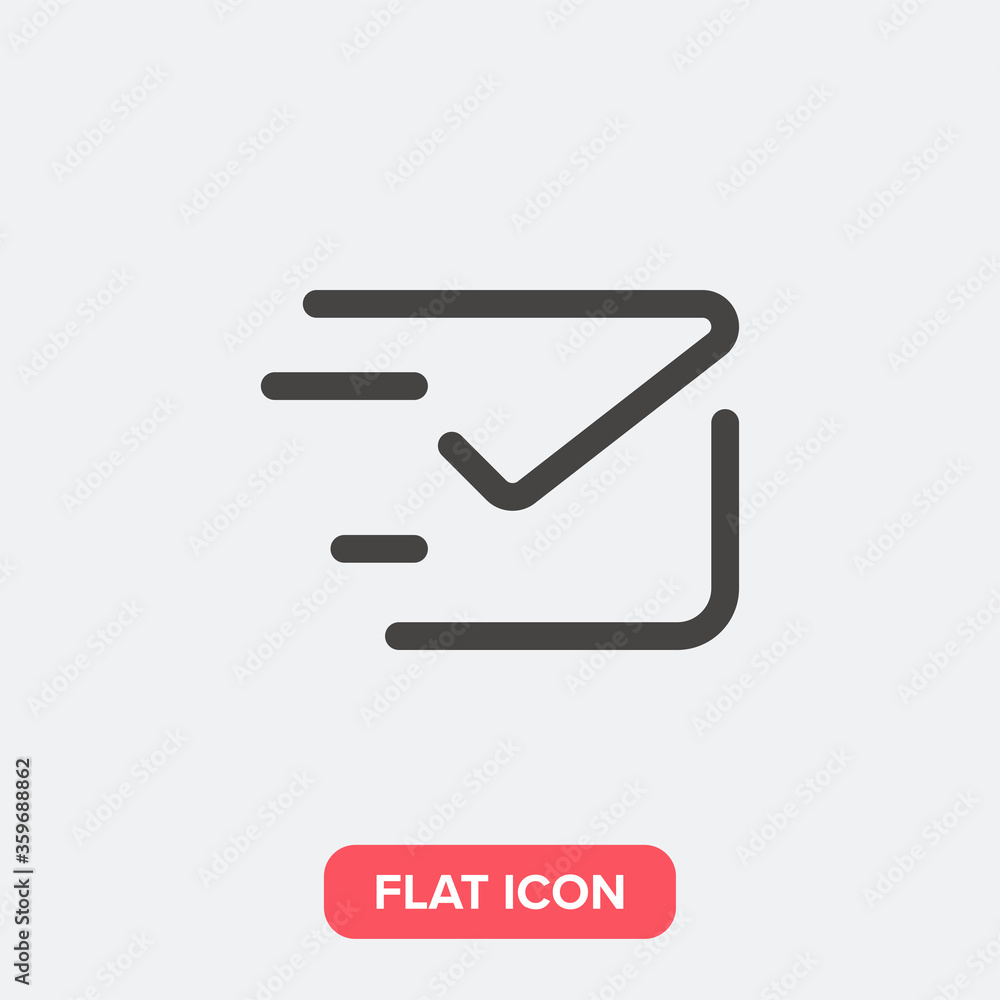 Mail icon. Envelope symbol modern simple vector icon for website design, mobile app, ui. Vector Illustration