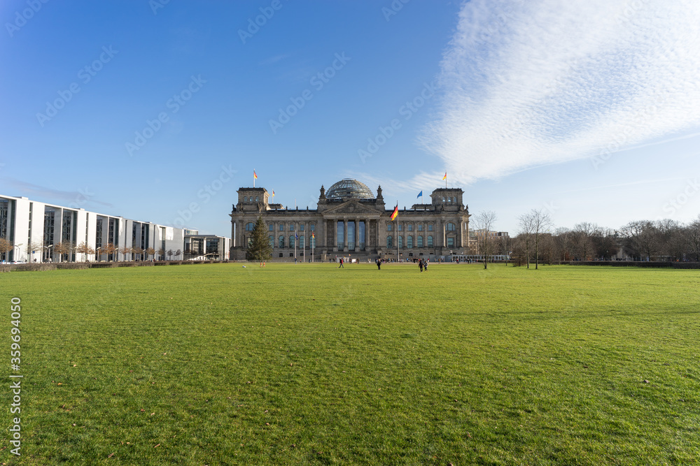 Reichstag im Frühling